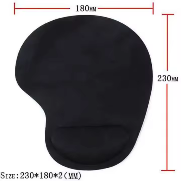 Trackball óptico profesional para PC, alfombrilla de ratón gruesa, reposamuñecas, alfombrilla de ratón cómoda - 1
