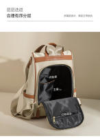 Mochilas de gran capacidad, bolsos de viaje para mujer, mochilas de colores a la moda, mochilas antirrobo funcionales impermeables, diseño Vertical de tendencia informal - details 5