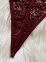 Body de Encaje Verde Esmeralda con Detalles Recortados y Bordes Festoneados – Body Sensual para Mujer, Mezcla Suave de Poliéster, Lavado a Mano, Ropa Romántica |   Diseño Elegante en Encaje con Bordados Festoneados - details 13