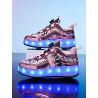 Zapatos de Ruedas Baozou Modelos Sencillos y Dobles Automáticos LED de Luz - details 20