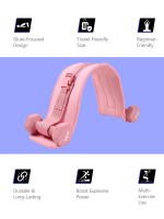 Cinturón de ejercicio para empuje de cadera, para mancuernas, pesas rusas y placas, acolchado antideslizante para protección de cadera, perfecto para gimnasio, hogar - details 2