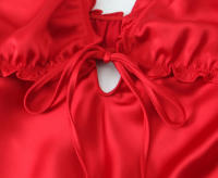 TRAFZA-vestido largo con escote en V para Mujer, prenda sin mangas con cremallera ajustada, pliegues, versátil, verano, 2024 - details 9