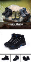 Botas de senderismo de alta calidad para hombre, zapatos de escalada cómodos para exteriores, botas de Trekking casuales deportivas antideslizantes, impermeables de gamuza - details 14