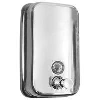 Dispensador manual de champú de acero inoxidable grueso 304, botella desinfectante para manos montada en la pared, utilizada en el baño - details 6