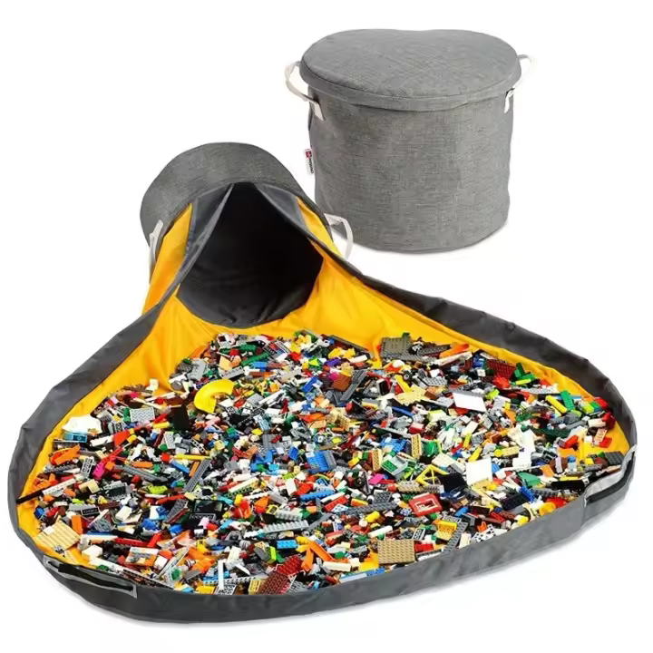 Bolsa de Almacenamiento Plegable para Juguetes Organizador de Limpieza Oversize para Juegos de Bloques de Construcción Cesta de Lavandería para el Hogar - 1