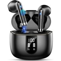 Auriculares Bluetooth 5.4 Ultra Ligeros 56h Autonomía, IP7 Impermeable, 4 Micrófonos ENC - details 0