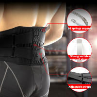 Cinturón de entrenamiento de cintura para Hombre y mujer, corsé Lumbar transpirable para soporte de columna vertebral, nuevo - details 16