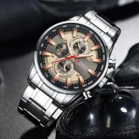 Reloj de Negocios Impermeable de Cuarzo CURREN 8351 Correa de Acero Inoxidable - details 16