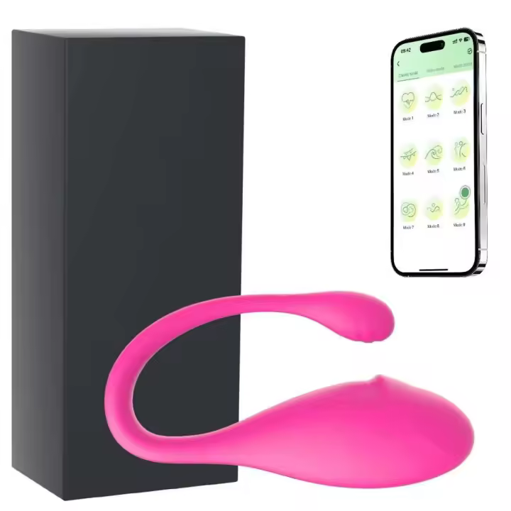 Vibrador inalámbrico con Bluetooth para mujer y adulto, huevo con Control remoto por aplicación, estimulador de clítoris femenino, masajeador de punto G, Juguetes sexuales - 1