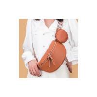 Riñoneras de media luna para mujer, bolso de pecho informal de cuero PU con monedero pequeño, bolsos cruzados de viaje de gran capacidad - details 22
