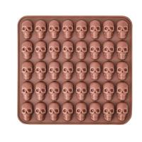 Herramienta para hornear hecha a mano, molde de silicona para pudín de fantasma, bandeja de hielo de caramelo de Calavera, molde de Chocolate de Halloween - details 3