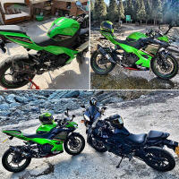 Universal Motorcycle Exhaust Muffler Pipe Escape Exhaust Tail Pipe Vent Pipe Exhaust Canister End Pipe Stainless - details 11