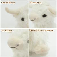 25cm Simulado Highland Vaca Peluche Animal Muñeca Suave Peluche Highland Vaca Peluche Juguete Lindo Niños Bebé Regalo Familia Decoración de la habitación - details 1