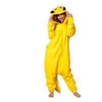 Mono lindo PIKA CHU para mujer Mono de franela cálido pijama de invierno Pika chu para adultos, unisex TALLA PEQUEÑA - details 0