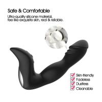 Leten Masajeador de Prostatea Control Inalámbrico Silicona Estimulador de Placer - details 3