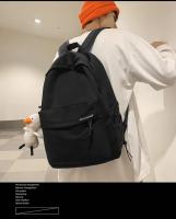 Mochila de viaje de gran capacidad para hombre, bolso escolar informal para mujer, estilo japonés, mochila para estudiantes de secundaria - details 2