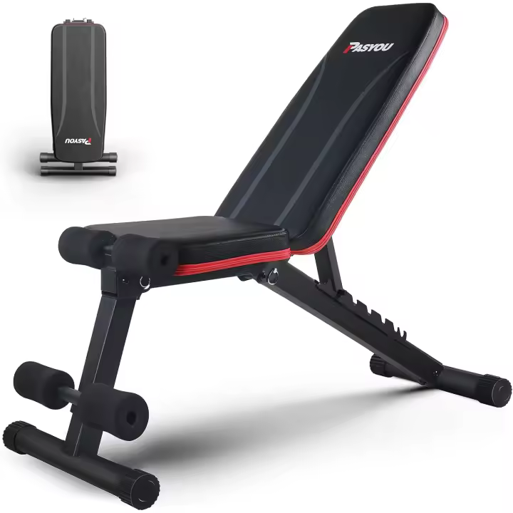 Banco de Pesas Ajustable 7 en 1 Banco Abdominal Plegable Ideal para el Hogar y el Gimnasio - 1