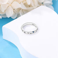 Anillo de Plata Esterlina 925 con Zirconia de Estrella de Copo de Nieve - details 45