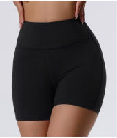 Pantalones cortos atléticos elásticos para mujer, pantalones cortos de entrenamiento suaves y duraderos con costuras planas, perfectos para Fitness o correr - details 13