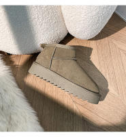 Nuevo invierno de lana-cuero zapatos de algodón de aumento integrados botas de cuero genuino botas de nieve cálidas y esponjosas - details 27
