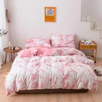 Juego de Ropa de Cama de Mármol Cubierta de Edredón Suave para Cama Doble Tamaño Rey - details 19