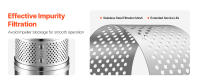 SucceBuy Bomba sumergible de pozo profundo, bomba de agua de acero inoxidable, para riego industrial y uso doméstico - details 2