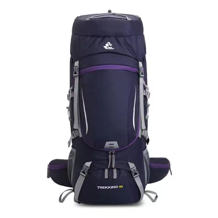 Mochila GRANDE para senderismo y montañismo para hombre, para escalada morral, senderismo, Camping, deporte al aire libre, bolsa XA108Y, 60L - 1