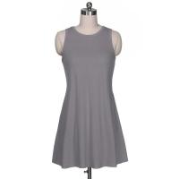 Vestido Casual De Verano Para Mujer Vestido De Playa Sin Mangas Con Bolsillos A-Line Hasta La Rodilla Vestido Suelto Para Fiesta - details 13