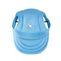 Cómodo sombrero de béisbol para mascotas de Color sólido ajustable con orificios para las orejas gorra para perros protección solar transpirable sombrero para el sol para perros para el verano - details 2