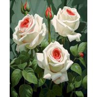 Ruopoty-pintura por números de flores, cuadro de arte de pared, lienzo acrílico por números para decoración del hogar - details 0
