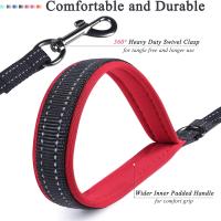 Correa De Nylon Para Perros Con Doble Manija Y Padded Resistente Para Control Y Entrenamiento En Todas Las Estaciones - details 0
