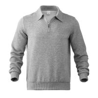 24 polos informales sueltos de manga larga con cuellos y cremalleras, adecuados para la moda masculina transfronteriza en otoño - details 39