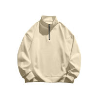 Chaqueta de color liso con cuello alto y media manga larga, para hombre - details 45