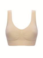 Sujetadores Deportivos Inalámbricos, 3 piezas, Sujetador De Tanque Elástico Cómodo Y Transpirable, Lencería Y Ropa Interior Para mujer - details 29