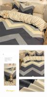 Juego de Ropa de Cama de Algodón Puro de Alta Calidad para el Hogar con Funda de Edredón de Manga Reina 100% Algodón Amigable con la Piel con Sábanas y Fundas de Confort - details 24