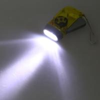 Linterna de cuerda Dinamo LED, luz de antorcha, prensa manual, manivela NR, Camping, 3 LED - details 6