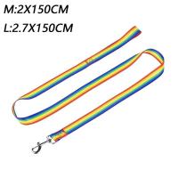 Cuerda tracción perros grandes, medianos y pequeños, Collar correa de nailon tejida, accesorios para mascotas, arcoíris, nuevo - details 10