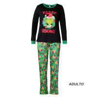 Dr. Seuss GRINCH Who Stole Christmas Matching Family conjuntos de pijama para hombres, mujeres, niños, bebé - details 4