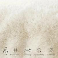 1 Uds. Funda de almohada Ultra suave de piel de conejo de imitación, funda de cojín decorativa de felpa cálida de lujo para sofá, dormitorio y sala de estar - details 6