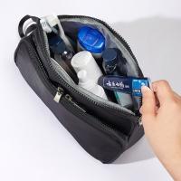Neceser de doble capa para hombre, separación en seco y húmedo, organizador de artículos de tocador de viaje de gran capacidad, bolsa de lavado impermeable - details 14