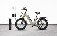 Ceaya A20 Pro Bicicleta eléctrica 20*4.0 pulgadas 1000W 48V 20AH 45km/h Vehículos eléctricos, Shimano 7 velocidades, Pantalla LCD a color, Freno de disco hidráulico, Faros brillantes, luces traseras, Ajuste de amortiguación de 15 etapas, Amortiguador tras - details 2