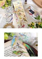 3 hojas de adhesivo decorativo de plumas de pájaros Dragoy, conjunto de pegatinas para álbum de recortes, diario, cuaderno, planificador - details 7