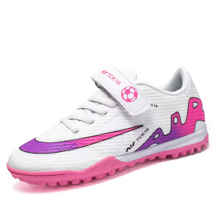 Zapatillas de fútbol para niños, antideslizantes, aptas para niños y niñas, para jugar al fútbol, ​​césped artificial, terreno arenoso y pedregoso - 1
