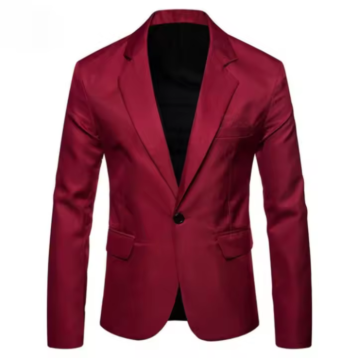 Chaqueta de traje informal para hombre, abrigos de moda para hombre - 1