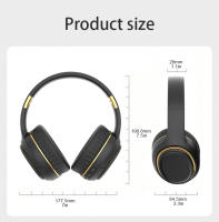 Auriculares inalámbricos con Bluetooth, audífonos plegables con Cable de Audio AUX de 3,5mm, opción de Cable para PC, juegos, música, luz de respiración RGB - details 15