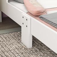 Cama para Niños de 3-6 Años Diseño de Arcoíris Mueble Moderno de Dormitorio 143x74x66 cm Rosa - details 8