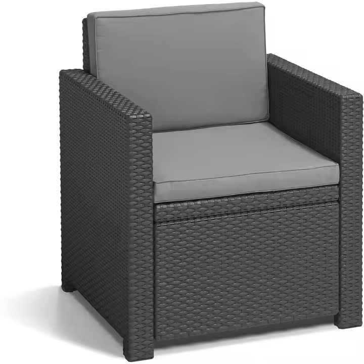 Sillón de Plástico de Imitación de Ratán de Allibert por Victoria Sillón - 1
