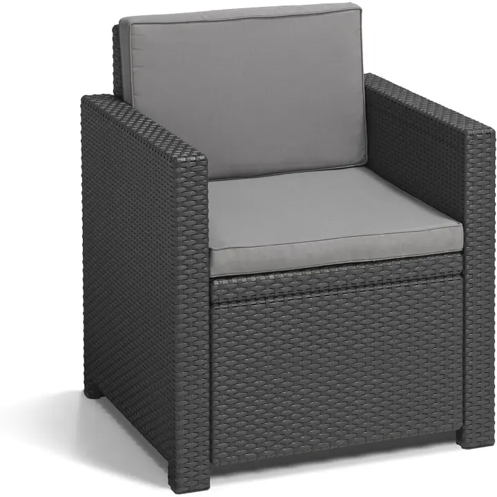 Sillón de Plástico de Imitación de Ratán de Allibert por Victoria Sillón - 1