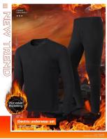 Conjunto de Ropa Interior Calentada en Invierno Chaqueta Eléctrica USB para Hombres y Mujeres - details 0
