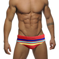 Jessborn pantalones de natación para hombre, bañador sexy a rayas, traje de baño profesional para entrenamiento en la playa, primavera caliente - details 5